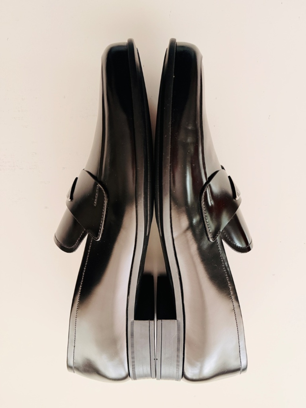 Prada Black Leather Men’s Loafers - Picture 4 of 9